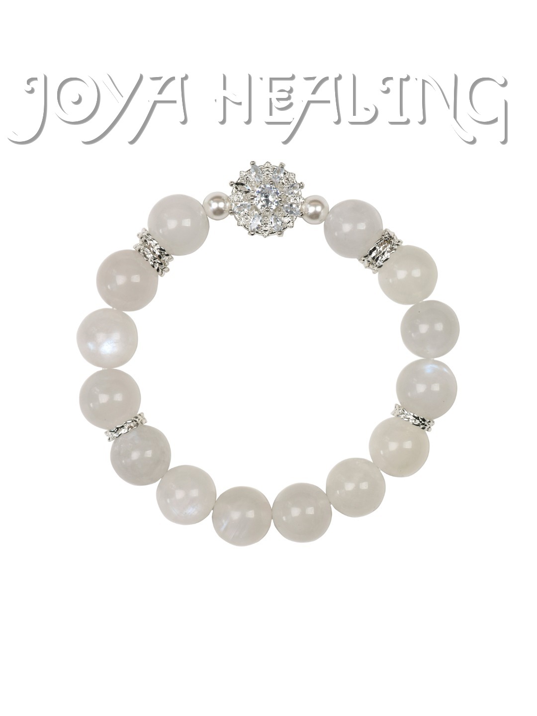 蓝月光贝珠手串