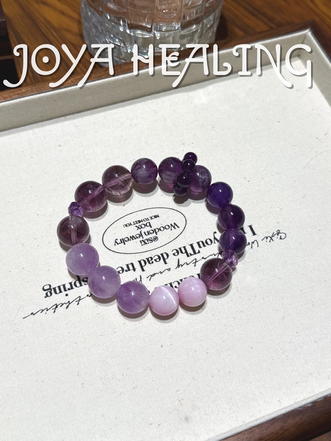 Amethyst & Kunzite Gradient Bracelet